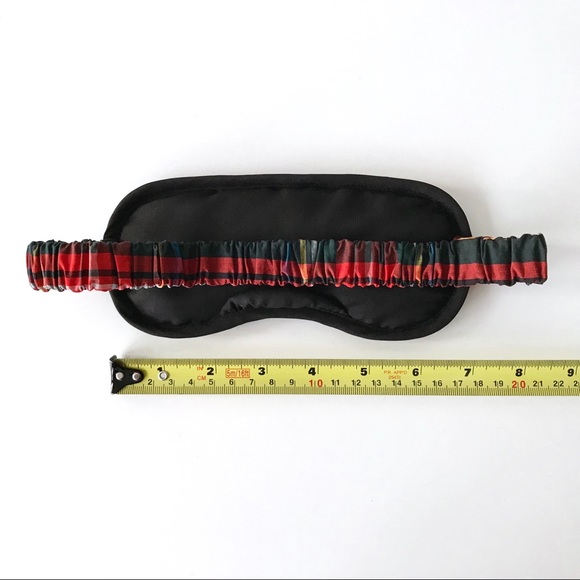 NWT J.Crew Stewart Tartan Sleep Mask - Picture 7 of 15